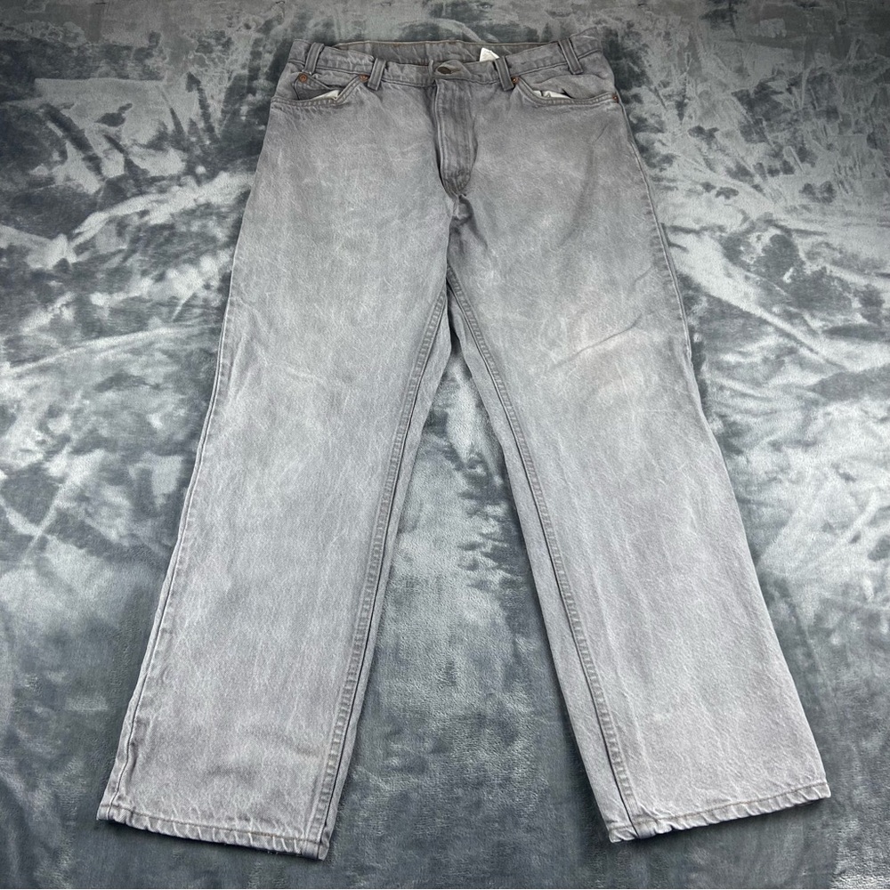 Vintage Levis 518 Jeans 34x30 Fits 33x28 Boot Cut Denim Orange Tab USA Made
